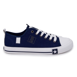 Sneakers Basse da Uomo Big Star JJ174138 Blu Navy
