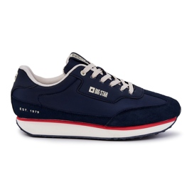 Sneakers da Uomo Memory Foam Big Star JJ174296 Blu Navy