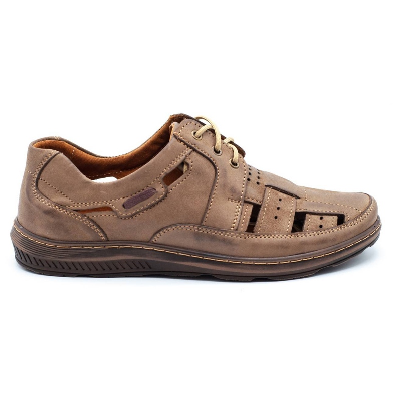 KENT Scarpe estive uomo traforate 600 marroni marrone