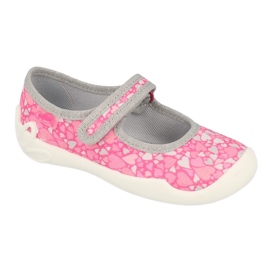 Scarpe per bambini Befado 114Y476 rosa grigio
