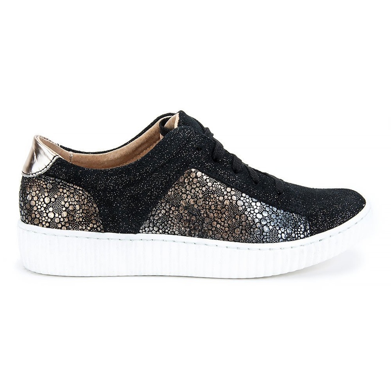 Scarpe Filippo 480S Nero Oro d'oro