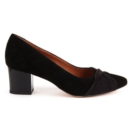 Décolleté Filippo 1348 camoscio nero