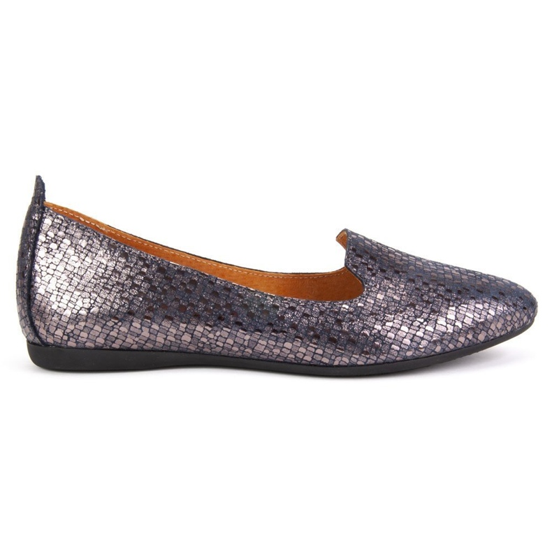 Signoria Ballerina Filippo H30-324 blu navy d'argento