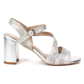 Filippo DS798/19 Sl Sandali argento d'argento