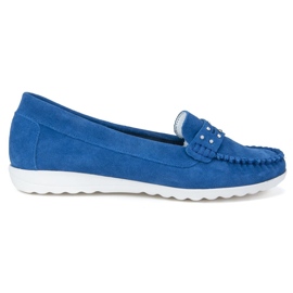 Filippo 10092 W. Mocassini blu