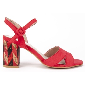 Filippo DS775 / 19 Rd Sandali rossi rosso