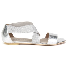 Filippo DS780 / 19 Si Sandali in argento d'argento grigio d'oro giallo