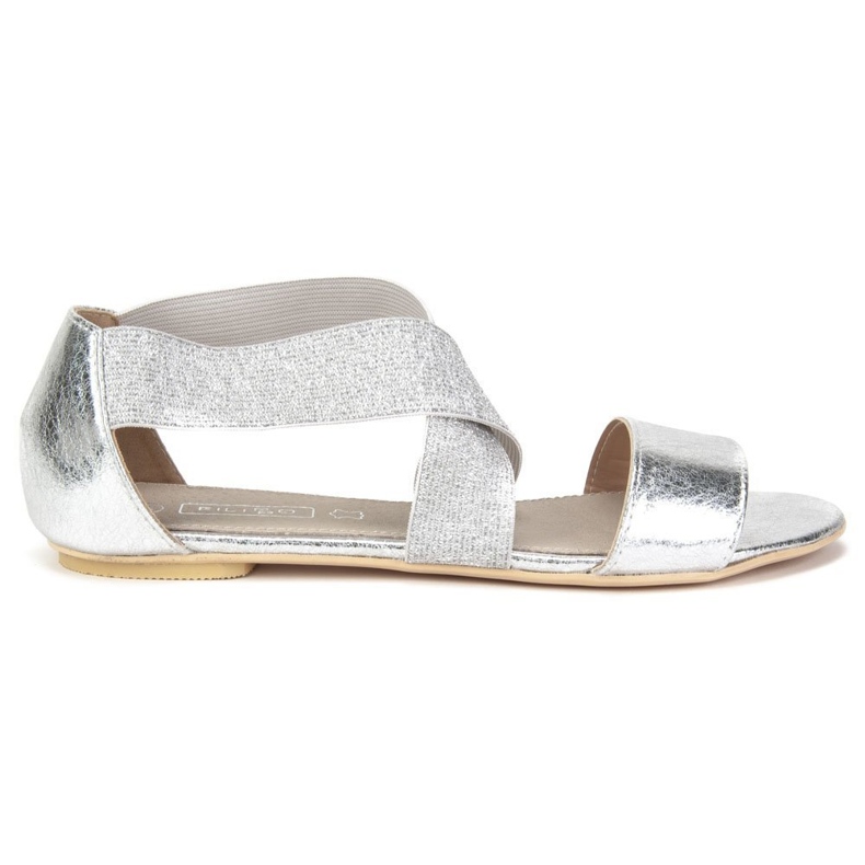 Filippo DS780 / 19 Si Sandali in argento d'argento grigio d'oro giallo
