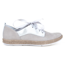Scarpa Filippo 511S grigio nabuk argento