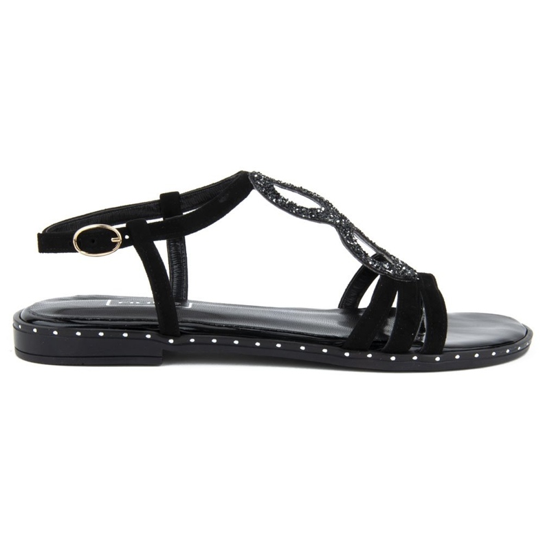 Sandali Filippo 1453N in camoscio nero