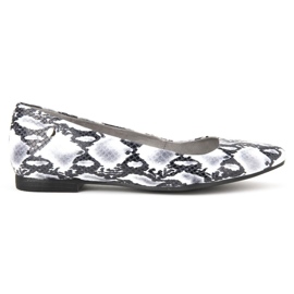 Scarpe Filippo 00873-62/00-5 Snake Nero e Bianco bianca grigio