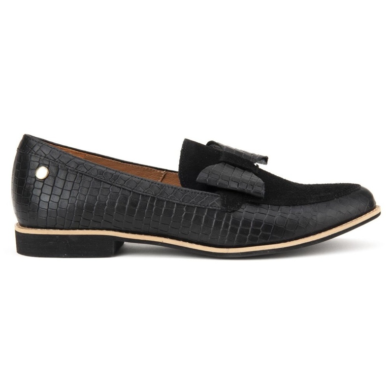 Filippo 04099-61/00-1 Scarpe Coccodrillo Nere nero