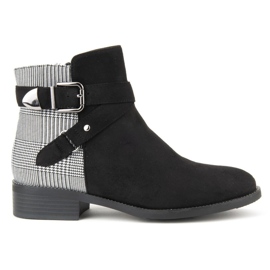 Filippo DBT969 / 19 Bk Gr Stivali neri nero grigio