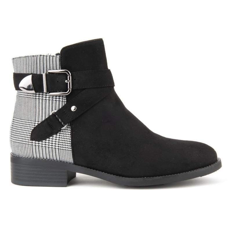 Filippo DBT969 / 19 Bk Gr Stivali neri nero grigio