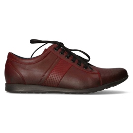 Scarpa in pelle Filippo 2063 bordeaux rosso