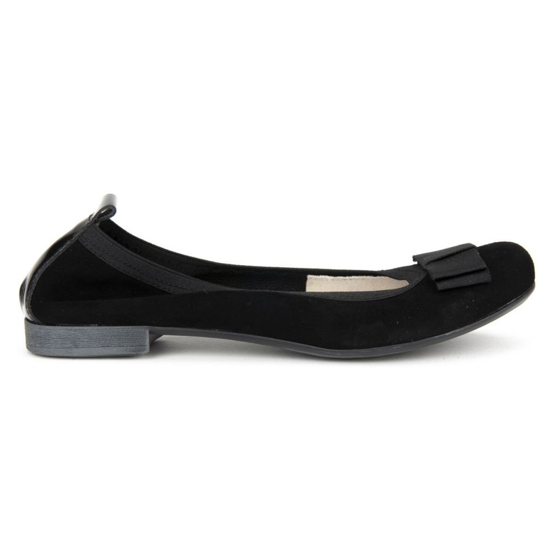 Filippo 480 Ballerine in camoscio nero