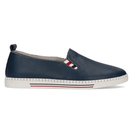 Scarpa in pelle FILIPPO DP066/20 Nv blu navy