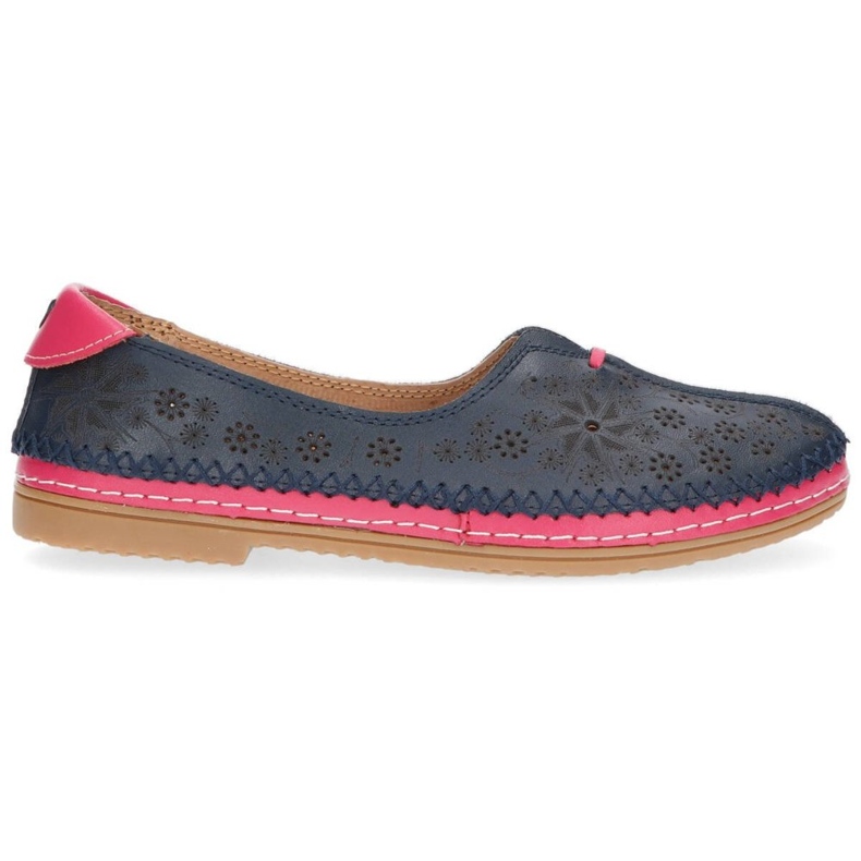 Scarpa in pelle Filippo DP1224/20 Nv blu navy