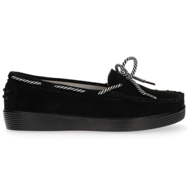 Scarpa in pelle Filippo DP1200/20 Bk nera nero