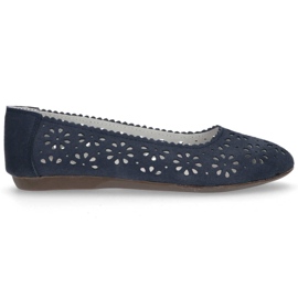 Scarpa in pelle Filippo DP680/20 Nv blu navy