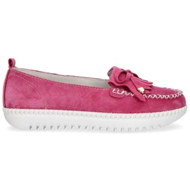 Scarpa in pelle Filippo DP021/20 Fh rosa