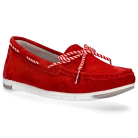 Scarpa rossa Filippo DP1403/20 Rd in pelle rosso