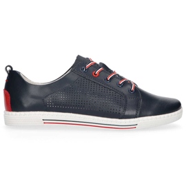 Scarpa in pelle Filippo DP008/20 Nv blu navy
