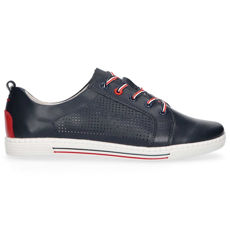 Scarpa in pelle Filippo DP008/20 Nv blu navy