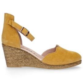 Sandali in pelle Filippo DS1394/20 Yl giallo