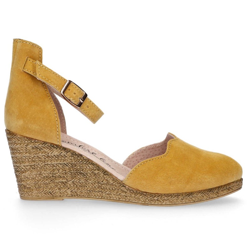Sandali in pelle Filippo DS1394/20 Yl giallo