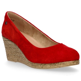 Scarpa rossa Filippo DP1328/20 Rd in pelle rosso giallo