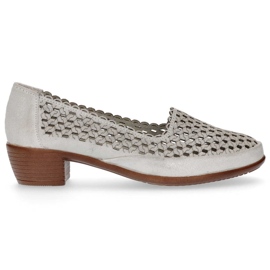 Scarpe in pelle Filippo DP748/20 Si argento