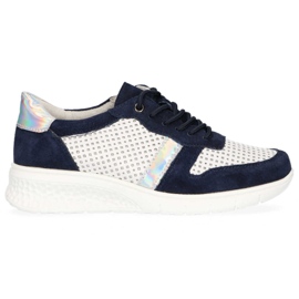 Scarpa Filippo DP1389 / 20 Wh Nv Bianco Navy bianca blu navy giallo