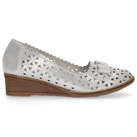 Scarpe in pelle Filippo DP752/20 Si argento