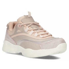 Sneakers da donna in pelle Filippo DP1411/20 Pi rosa