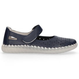 Scarpa in pelle Filippo DP1262/20 Nv blu navy