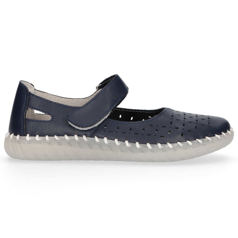 Scarpa in pelle Filippo DP1262/20 Nv blu navy