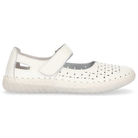 Scarpa in pelle Filippo DP1262/20 Wh bianca
