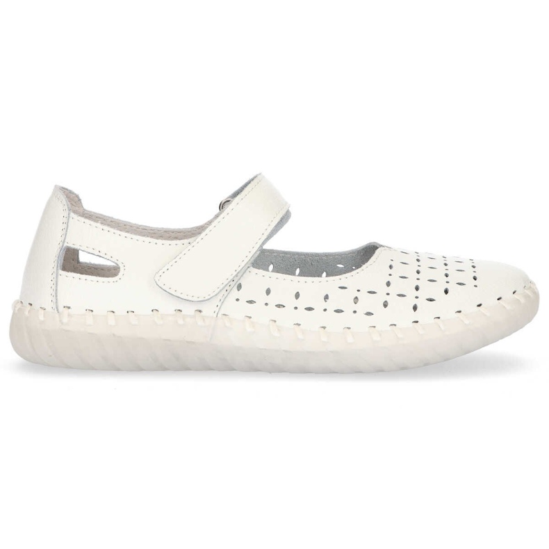 Scarpa in pelle Filippo DP1262/20 Wh bianca