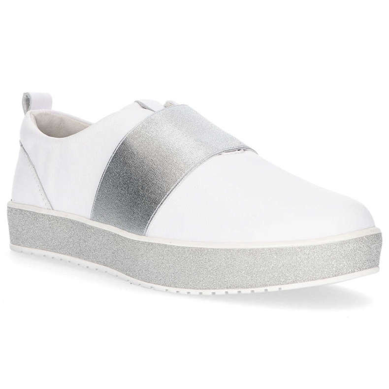 Scarpa in pelle Filippo DP1259/20 Wh bianca