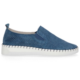 Scarpa in pelle Filippo DP063/20 Nv blu navy