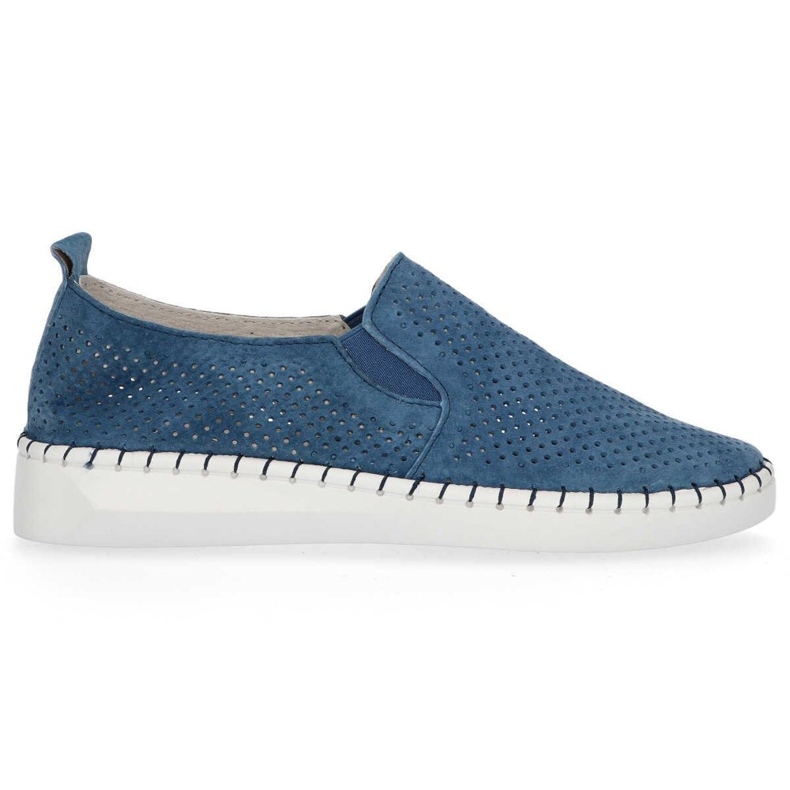 Scarpa in pelle Filippo DP063/20 Nv blu navy