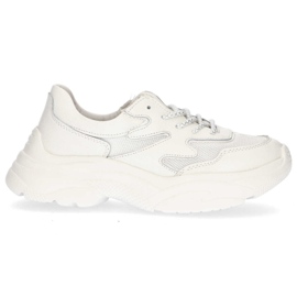 Sneakers in pelle Filippo DP1410 / 20 Wh bianco bianca
