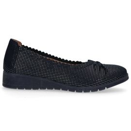 Scarpa in pelle Filippo DP1254/20 Nv blu navy