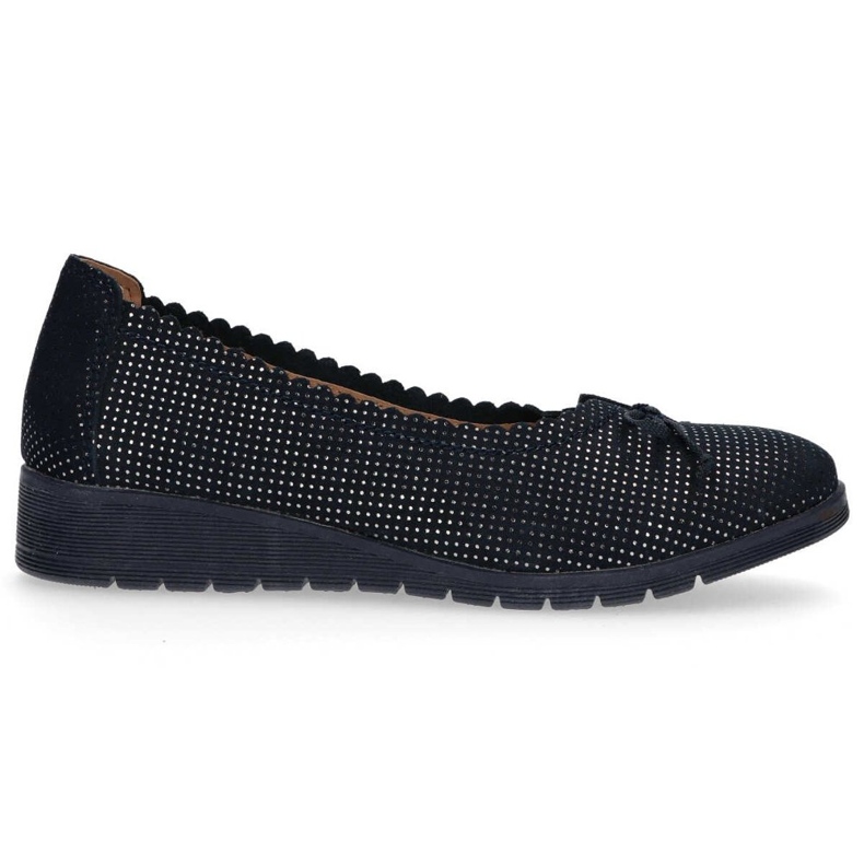 Scarpa in pelle Filippo DP1254/20 Nv blu navy