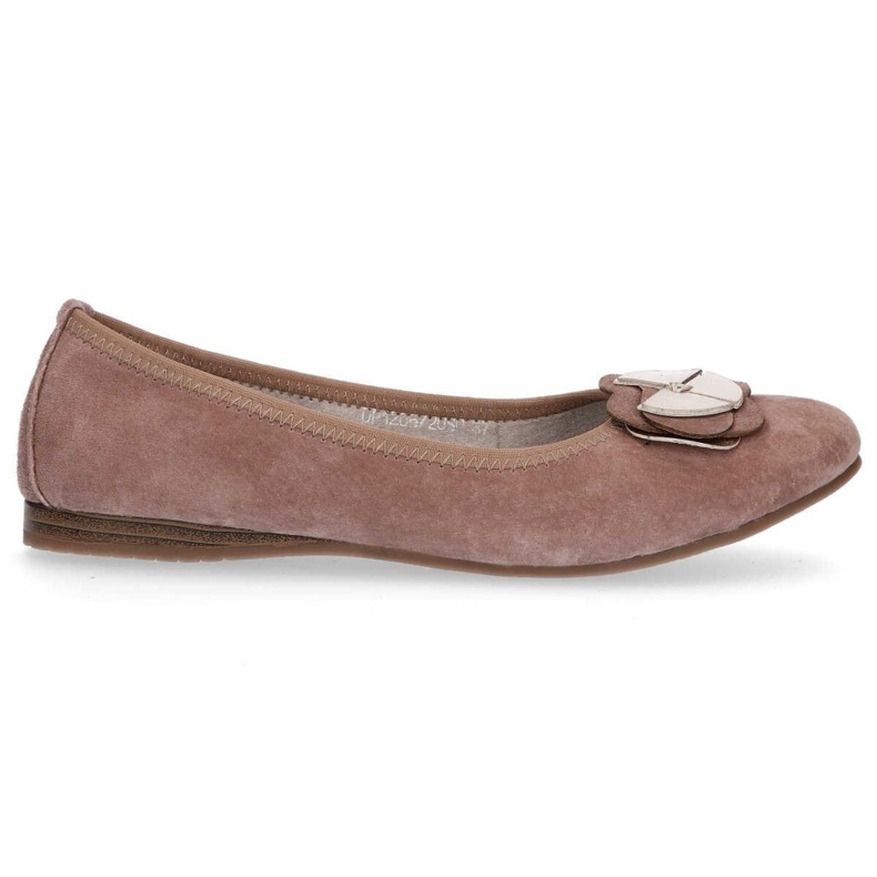 Ballerine in pelle Filippo DP1216/20 Sd sabbia beige marrone