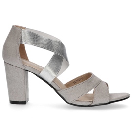 Filippo DS776/20 Si Sandali in argento d'argento grigio