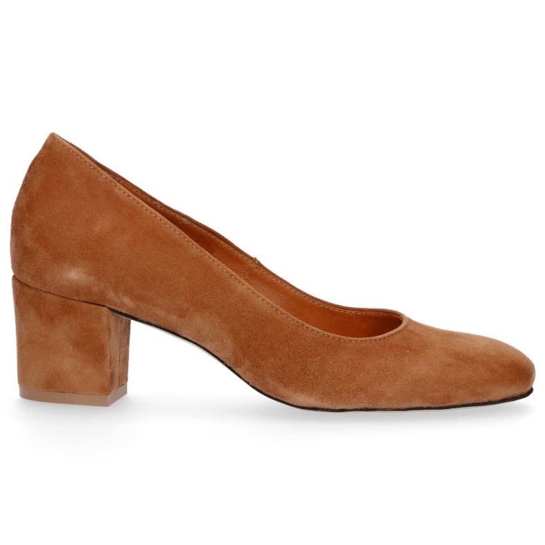 Filippo 1512 Décolleté in velluto Kork marrone