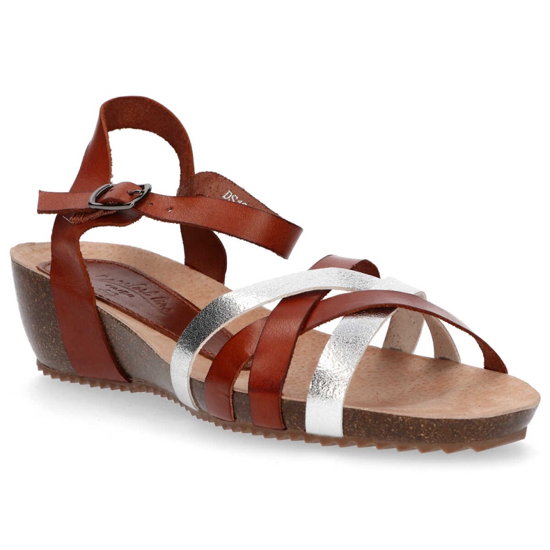 Sandali in pelle Filippo DS1333/20 Br marrone