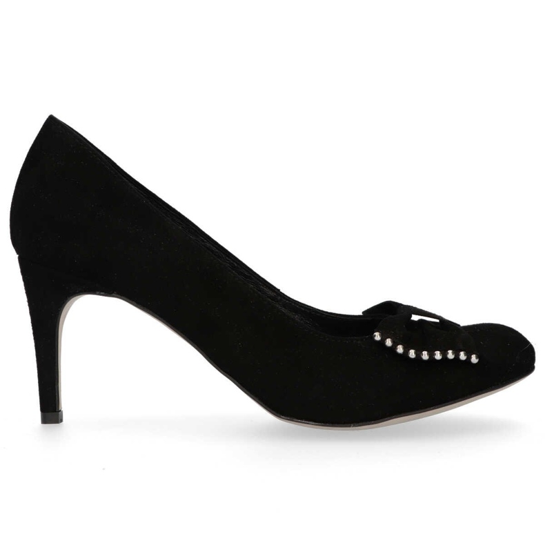 Décolleté Filippo 1430 Pelle scamosciata nera nero